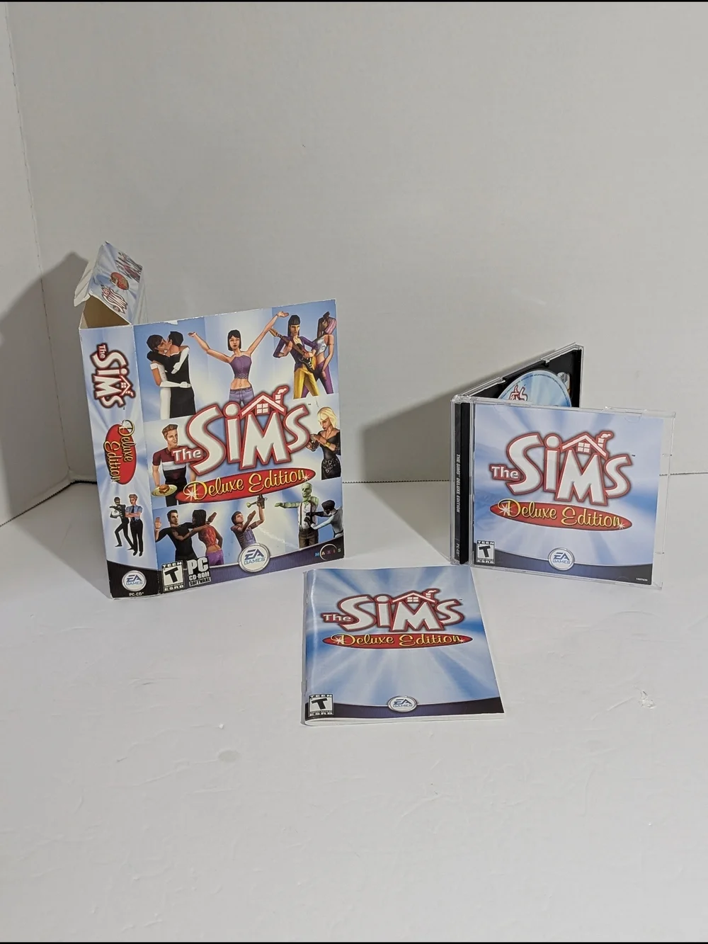 The Sims Deluxe Edition PC Game - Blue Cover